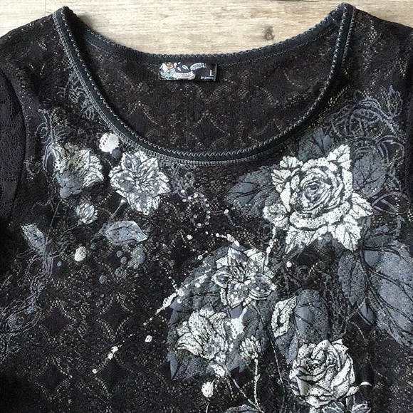 SOLD Rock & Republic Blouse Top - Picture 3 of 6